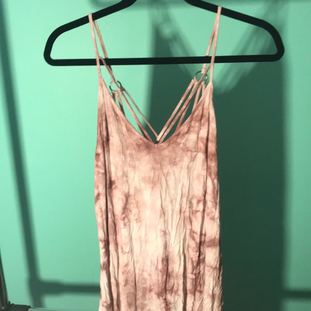 Pink tie die dress 💙